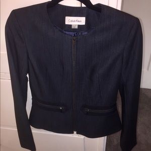 NWT Calvin Klein Women's Peplum Blazer